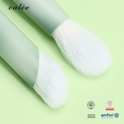 3 Stück synthetische Haar Make-up Bürsten mit PVC-Tasche Aluminium Ferrule angepasstes Logo