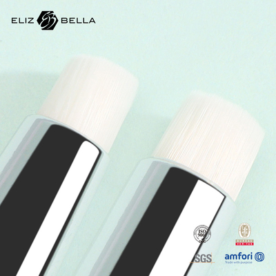 Schwarzer Holzgriff Synthetische Lippenbürste für Haare Schmutzschutzmittel Kosmetikbürste
