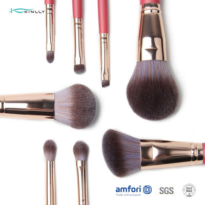8pcs Aluminiumzwinge Rose Gold Makeup Brush Set