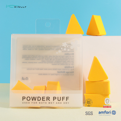 Kundengebundener Eibisch-Make-upschwamm Logo Makeup Sponge Kits 7PCS