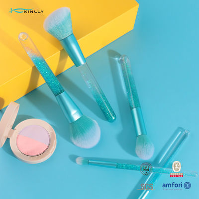 Bunte Griff Make-up Pinsel 5 STK