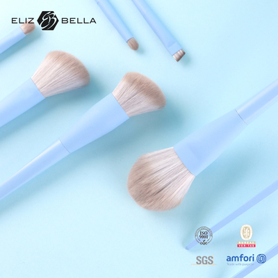 8 Stück Make-up-Bürste Reisekit für Pulver-Basis Blush Eyeshadow Lippenbrauen