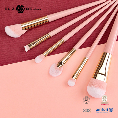 Personalisierung OEM Design Make-up Bürsten mit glänzender Aluminium-Ferrule