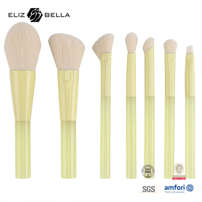Personalisierung OEM Design Make-up Bürsten mit glänzender Aluminium-Ferrule