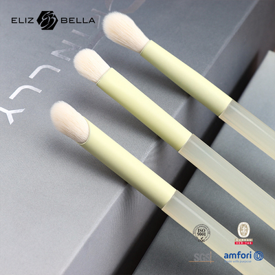 Personalisierung OEM Design Make-up Bürsten mit glänzender Aluminium-Ferrule