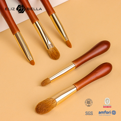 OEM/ODM spezielle kurze Handgriffe Design,Make-up-Bürsten mit synthetischem Haar, Private Label/Logo Design Willkommen