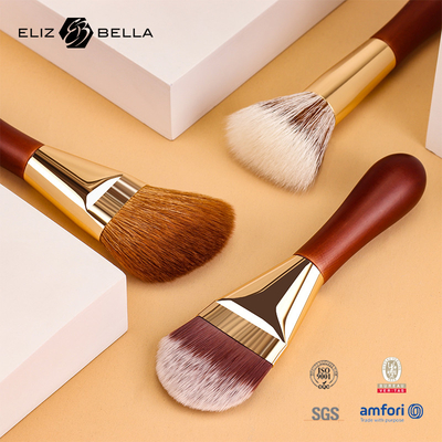 OEM/ODM spezielle kurze Handgriffe Design,Make-up-Bürsten mit synthetischem Haar, Private Label/Logo Design Willkommen