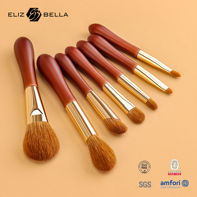 OEM/ODM spezielle kurze Handgriffe Design,Make-up-Bürsten mit synthetischem Haar, Private Label/Logo Design Willkommen