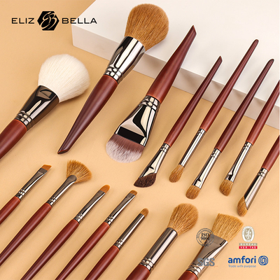Professionelle Qualität Make-up-Bürste Set mit Holzgriff, Luxus-Kosmetik-Bürsten, OEM-Bestellungen willkommen