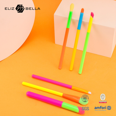 14 Stück individuell gestaltetes Make-up-Pinsel-Set Farbiger Griff und Aluminium-Ferrule enthalten
