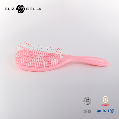 Custom Wet And Dry Curved Vent Spiral Haarbürste Kamm Kreis Massage Quadrat Paddle Detangle Haarbürste für lockiges Haar
