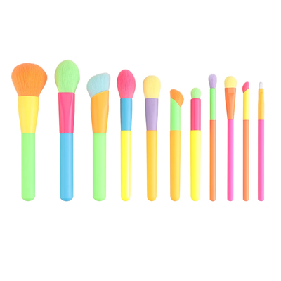 Professionelle private Marke synthetische Haare Gesichts-Kosmetik-Make-up-Bürste Set für Blush und Eyeliner