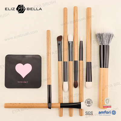 Vervollständigen Sie Ihre Make-up-Kollektion mit verschiedenen Make-up-Bürsten Stil Kosmetik Holzgriff Make-up-Bürste Set