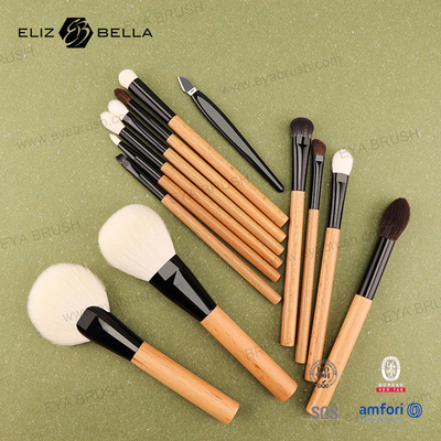 Vervollständigen Sie Ihre Make-up-Kollektion mit verschiedenen Make-up-Bürsten Stil Kosmetik Holzgriff Make-up-Bürste Set