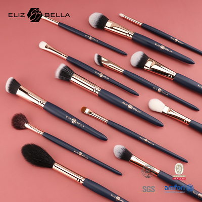 24 Stück Holz-Handeln Make-up-Bürste Set Ihre eigene für einwandfreie Make-up-Anwendung
