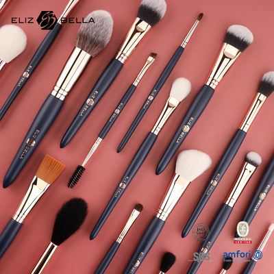 24 Stück Holz-Handeln Make-up-Bürste Set Ihre eigene für einwandfreie Make-up-Anwendung