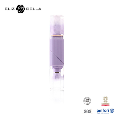 2 in 1 Design Rückziehbare Bürste Weich Dauerhaft Verantwortungsbewusst 100% Vegan Nylon Haar Make-up Bürsten für Salon/Haus/Geschenk