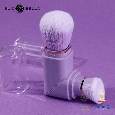 2 in 1 Design Rückziehbare Bürste Weich Dauerhaft Verantwortungsbewusst 100% Vegan Nylon Haar Make-up Bürsten für Salon/Haus/Geschenk
