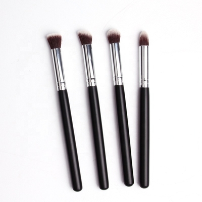 Synthetic Hair Travel Makeup Brush Set Compact and Portable for On-the-Go Touch-ups