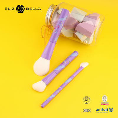 Sleek & Hygienic Travel Makeup Brush Collection – Lightweight, Durable, Tangle-Free Bristles for Smudge-Proof, Airbrush-Like Finish Every Time