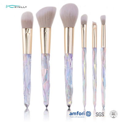 Soem-Kunststoffgriff 10pcs Diamond Makeup Brush Set