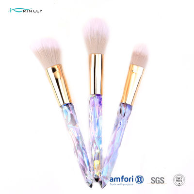Soem-Kunststoffgriff 10pcs Diamond Makeup Brush Set