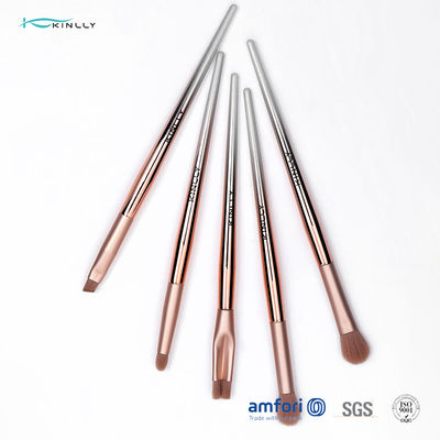 Aluminiumzwingen-Plastikmake-upbürsten des Fleck-5PCS