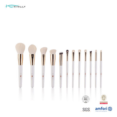 Kundenspezifischer Nylonreise-Bürsten-gesetzter Naturholz-Griff des haar-12pcs